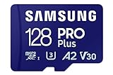 Samsung PRO Plus microSD-Karte + SD-Adapter, 128 GB, Für Mobile...