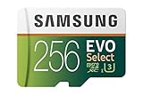 Samsung EVO Select 256 GB microSD 100MB/s, Geschwindigkeit, Full HD &...