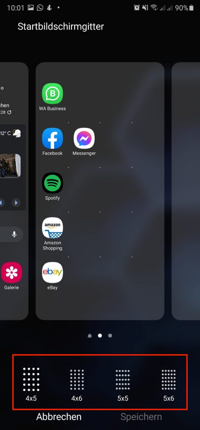 Samsung Galaxy: Größe der Icons auf dem Startbildschirm ändern – so ...