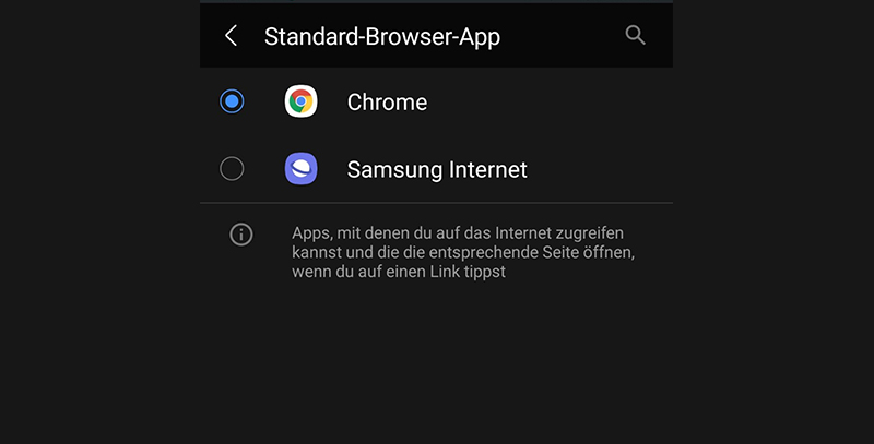 Samsung Browser aktualisieren / Browser ändern